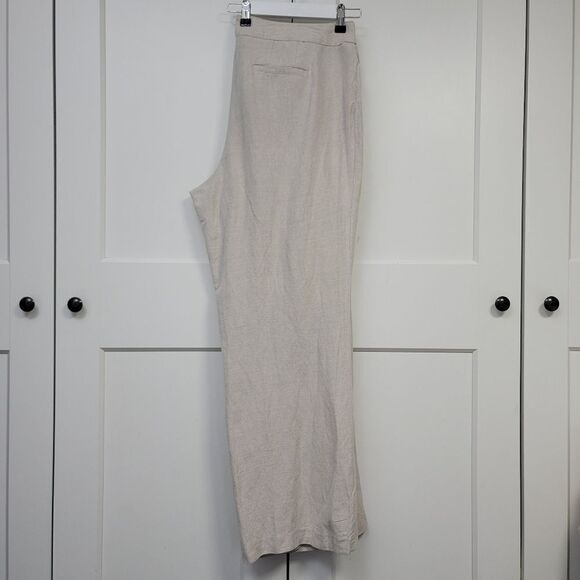 Lane bryant wide leg linen blend pants, 16 - Picture 9 of 9
